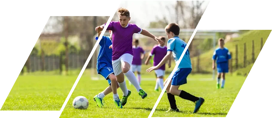 football player with the ball