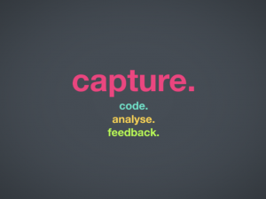 Capture, code, analyse, feedback - the 4 principals of performance analysis